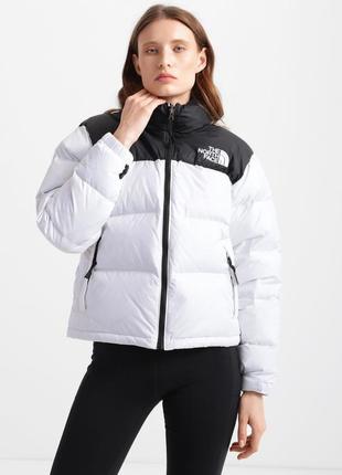 The north face women's 1996 nuptse white1 фото