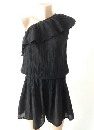 Шикарный ромпер с воланом на одно плечо от asos 12/l       754