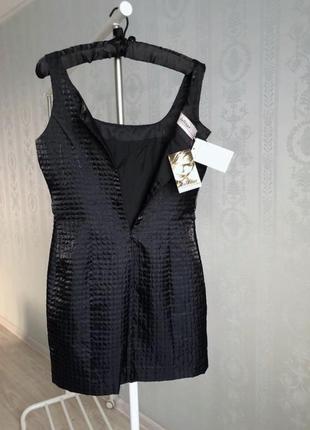 Чорне стьобане класичне плаття inwear приталене8 фото