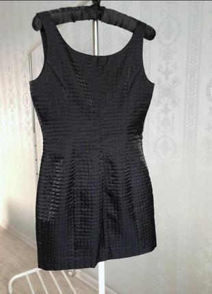 Чорне стьобане класичне плаття inwear приталене5 фото