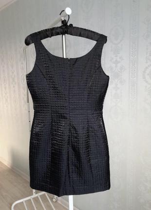 Чорне стьобане класичне плаття inwear приталене7 фото