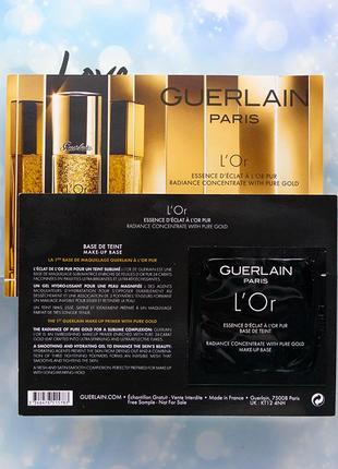 Пробник   база под макияж guerlain l'or make up base radiance праймер