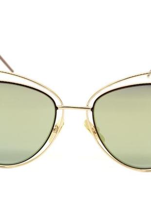 Сонцезахисні окуляри для жінок aedoll золотий (6318 gold (ширина з оправою 14 см, висота з оправою 6 см, довжина дужки 14 см)