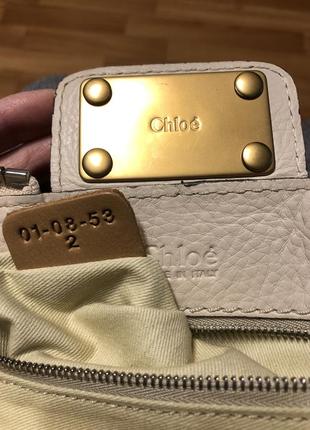 Женская итальянская оригинальная номерная сумочка chloè.5 фото