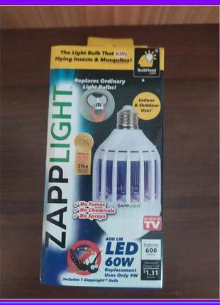 Светодиодная лампа уничтожитель комаров зап лаиз zapp light led lamp8 фото