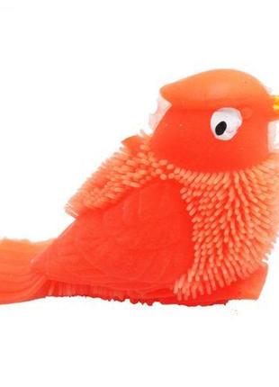 Игрушка со светом "птичка", оранжевая