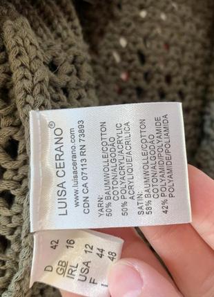 Luisa cerano оригинал бомпер  кардиган 6