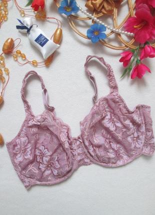 Шикарний м'який мереживний бюстгальтер батал на кісточках m&s 🍒🍓🍒