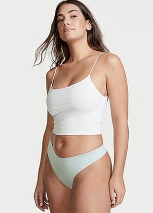 Victorias secret high-leg no-show thong panty безшовні трусики вікторія сікрет розмір s