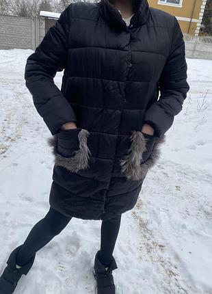 Зимова куртка з хутром