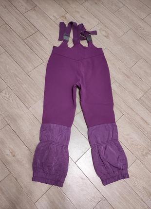 Лыжные штаны etirel фирменные фиолетовые под низ сноуборд лижні штани брюки2 фото