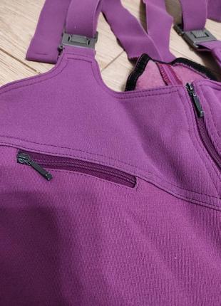Лыжные штаны etirel фирменные фиолетовые под низ сноуборд лижні штани брюки9 фото