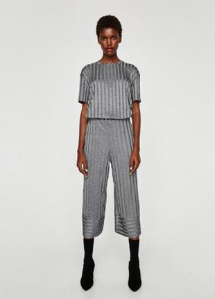 Кюлоты укороченные брюки штаны zara