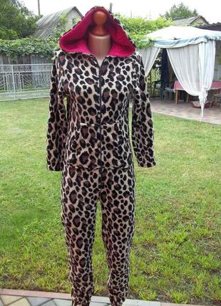 ( 14 - 15 лет ) детская  пижама кигуруми комбинезон флисовый б/у8 фото