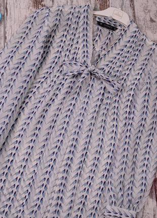 Шифонова блуза з пташками dunnes2 фото