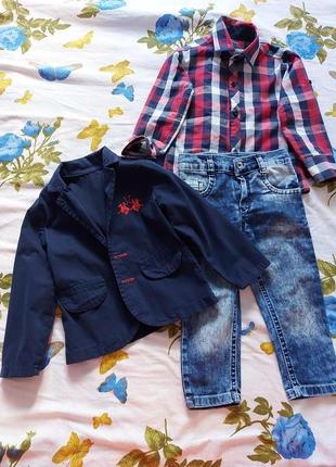 Пиджак для мальчика 1-1,5годика2 фото