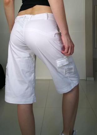 Белые шорты карго до колен nike оригинал m-l2 фото