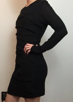 Diane von furstenberg чорну трикотажну сукню 44 р -46