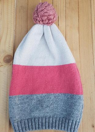 Шапка довга в смужку monsoon