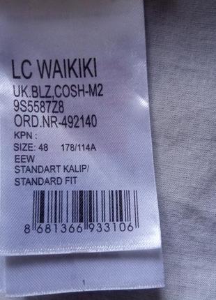 Блуза lc waikiki большого размера из хлопковой ткани с вышивкой. блуза для беременных. біла блуза.6 фото