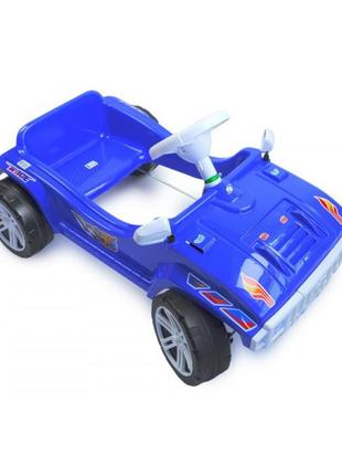 Машинка толокар синяя каталка педальная орион 792