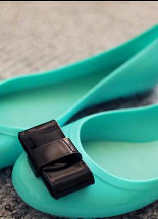 Женские балетки ментол силикон р.38,39