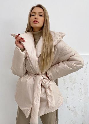 Дута куртка укорочена oversize 2