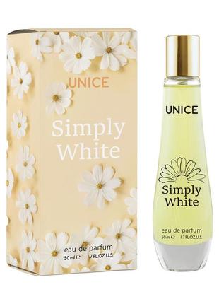 Пврфюмерная вода simply white  unice