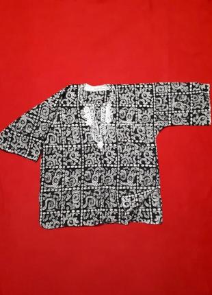 Рубашка в африканском стиле с вышивкой р xl большого размера