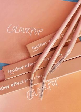 Пензлик для брів brow brush colourpop!