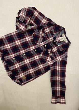 Рубашка в клетку h&m