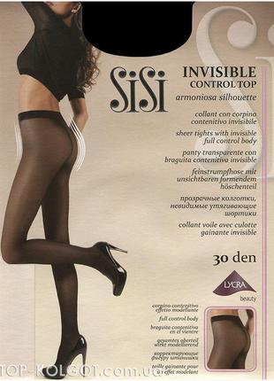 Моделирующие колготы sisi invisible control top 30 – 30den