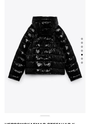 Новая женская утеплённая непромокаемая ветрозащитная куртка из новой коллекции зара, размер l3 фото