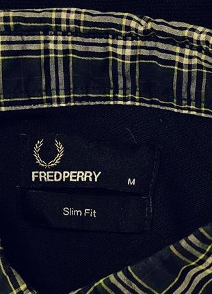 Синя футболка поло fred perry оригінал4 фото