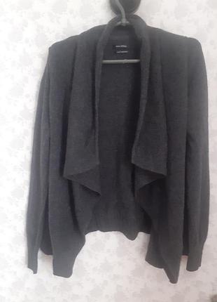 Кардиган шерстяной,кардиган- накидка, карлиган теплый