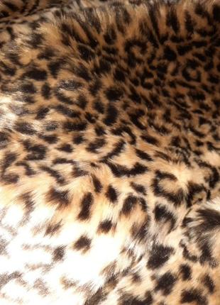 Шуба под леопарда из искусственного меха atmosphere6 фото