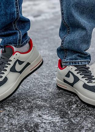 Кросівки nike air force red/grey 8