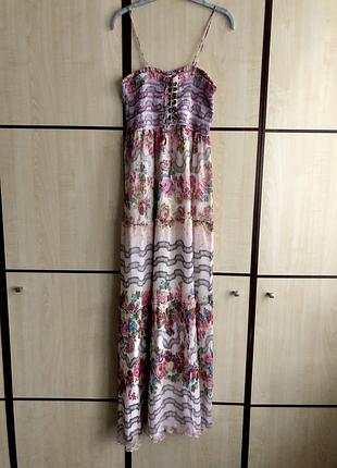 Сарафан довгий коттоновый