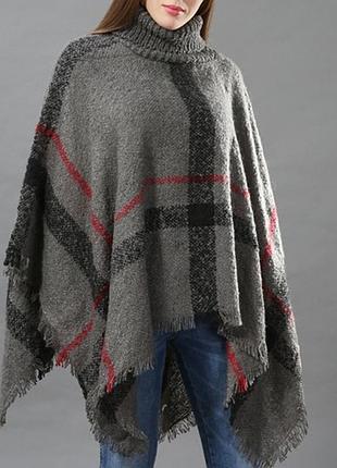 Шалене пончо шикарного якості ) peacocks