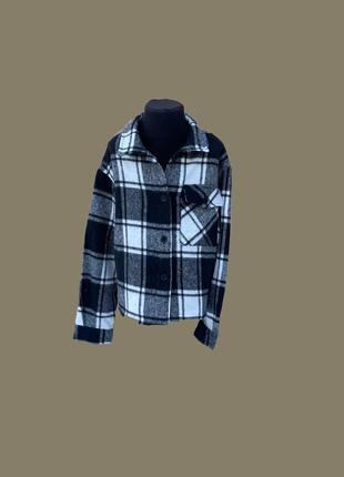 Рубашка в клетку на пуговицах