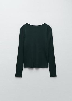 Кофта в рубчик zara, водолазка zara, футболка zara5 фото