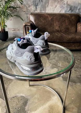 Nike air max 270 react eng grey мужские кроссовки найк реакт 270 серые6 фото