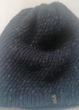 Вовняна шапка jack wolfskin
