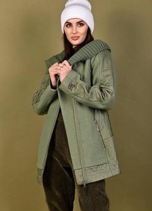 Женское демисезонное пальто, куртка, полупальто, см.на замеры в описании товара8 фото