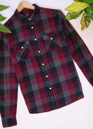 Сорочка в клітку тонка lee