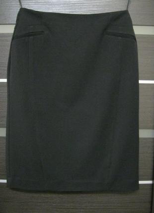 Черная  юбка  на подкладке  debenhams  р.м