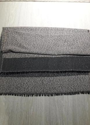 Теплый натуральная шерсть двусторонний базовый шарф палантин4 фото