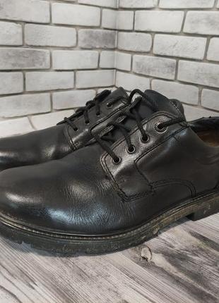 Кожаные туфли clarks2 фото