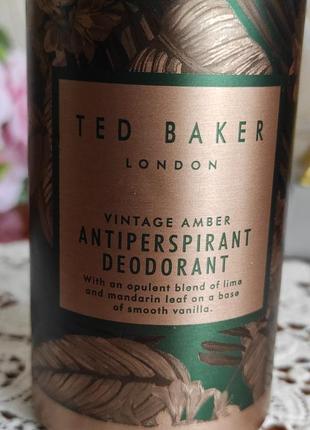 Ted baker дезодорант vintage amber 150ml4 фото