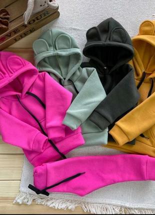 Тёплые костюмчики для маленьких модников 😻